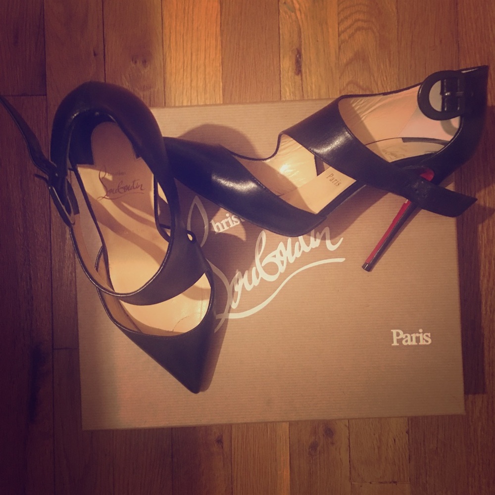 Christian Louboutins 100MM Closed Front Heels